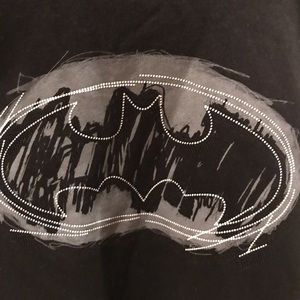 Batman Crewneck Black Sweater Sz L dark knight dc